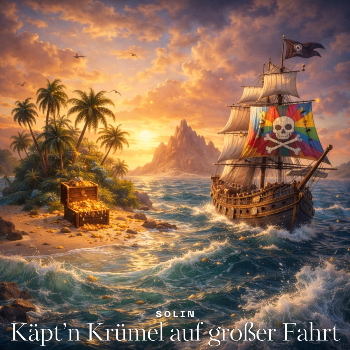 Cover von Käpt’n Krümel auf großer Fahrt von Solin